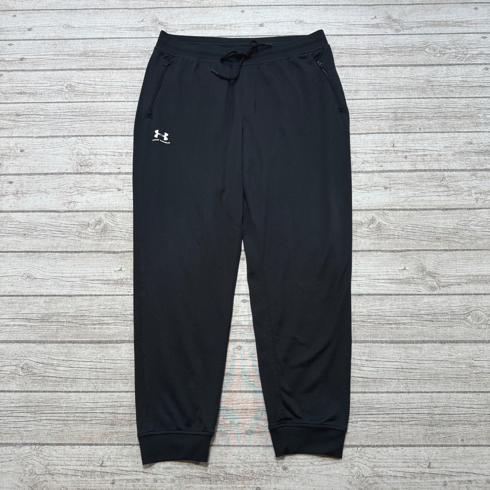 Under Armour Joggers Men's XL Black ColdGear Loose Fit Activewear Training Gym